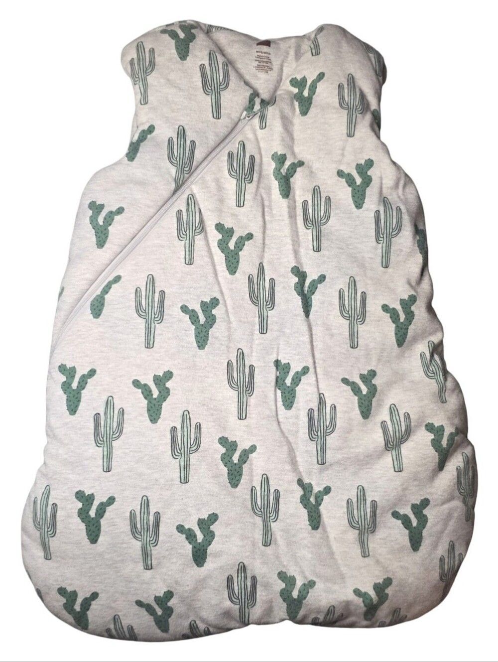 Tea Collection Cactus Print Baby Sleep Sack Gray Green Wearable Blanket
